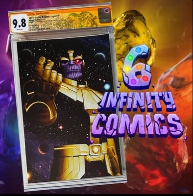 SILVER SURFER REBIRTH LEGACY #1 CGC 9.8 SS   SIGNED JTC CHRISTOPHER 2ND PRINT