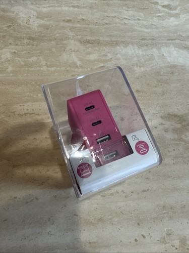 Juice Quad Juice 3.4 Amp 4 Port Mains Charger Plug with 2 x USB-C Ports NEW - Picture 2 of 7
