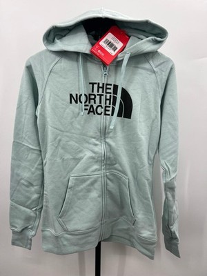 NWT THE NORTH FACE Women's Half Dome Full Zip Hoodie Blue Haze / Grey Size XS
