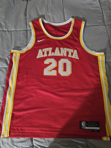Nike Dri-Fit Atlanta Hawks Red Icon Edition 20 John Collins Jersey Mens Size 2xl
