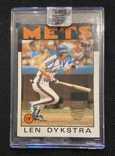 2017 Topps Archives LENNY DYSTRA RC AUTO /50 1986 Rookie Autograph SP SSP