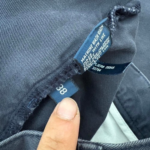 Vintage Polo Ralph Lauren Tyler Short W38 Navy Blue - Picture 6 of 8