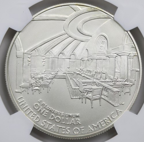 2005-P Chief Justice John Marshall Modern Silver Commemorative $1 MS 69 NGC - Picture 4 of 4