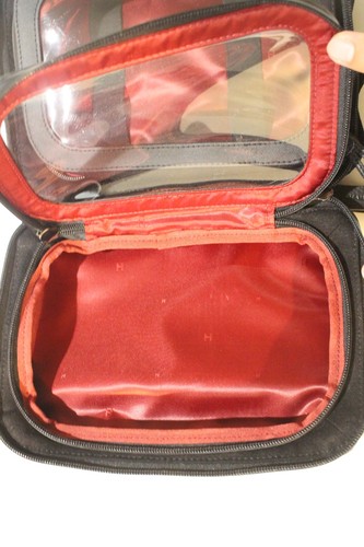 Hammitt Del Marr Dopp Kit Schwarz Leder Reise Kulturbeutel Make-up Organizer - Bild 3 von 16