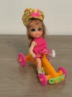1967 MATTEL LIDDLE KIDDLE SKEDIDDLE ANNABELLE  AUTODIDDLE CAR & DOLL