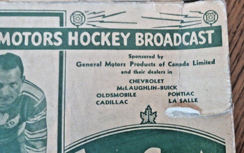 1931-32 Toronto Maple Leaf Hockey Puzzle Stanley Cup General Motors komplette Box - Bild 8 von 14