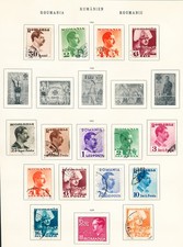 XE55319 Romania 1934 king Carol II fine lot used