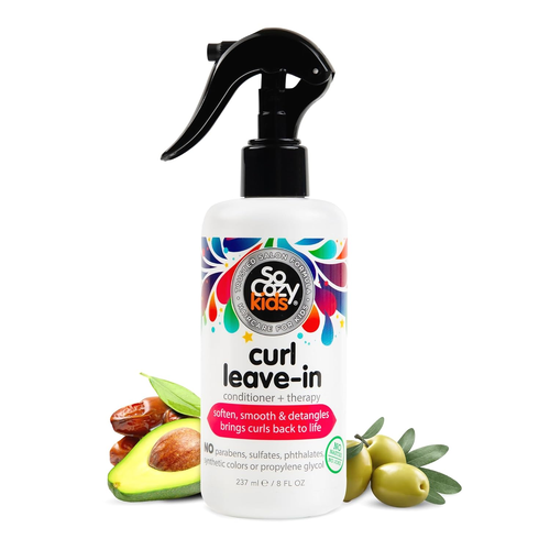 Leave in Conditioner Spray (8 Fl Oz) Paraben-Free Detangler for Kids' Curly Hair - Picture 8 of 11