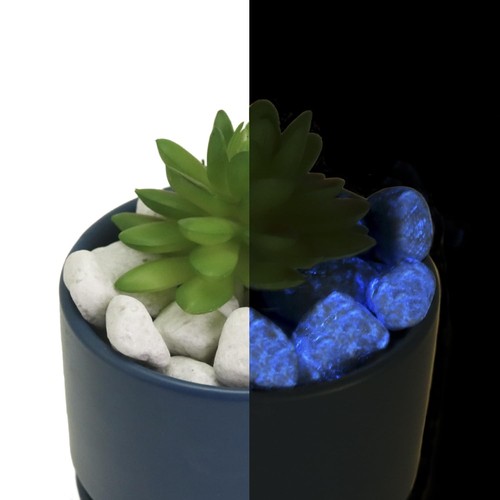 5LB Glow in The Dark Stones-0.3-0.8" Natural Glow Rocks Pebbles for Outdoor G... - Picture 5 of 7
