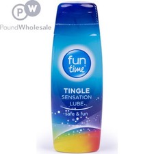 Fun Time tingle Flavoured Lubricant Water Based Gel Edible Sex Aid Bottle 75ml