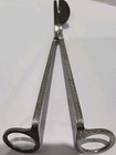 Yankee Candle Clean Out Wick Cutter Stainless Steel Scissors Trimmer Ornate 6"