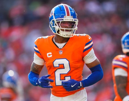 Autentico Pat Surtain Denver Broncos Throwback Nike F.U.S.E. Maglia Elite 44/L - Foto 10 di 11