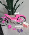 VTG 1983 Barbie Moped Motor Bike W/ Basket Mattel Motorcycle Bicycle Hong Kong