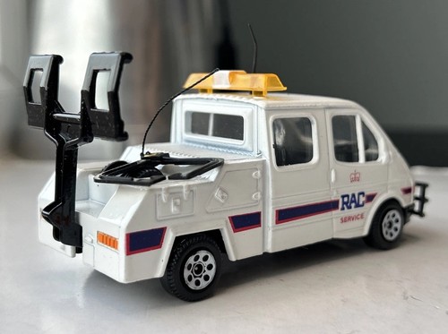 Corgi C674/2 Ford Transit RAC Service Recovery Truck White Boxed Vintage 1986 - Picture 11 of 24