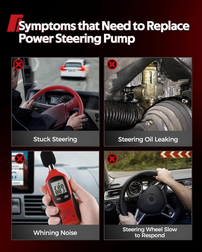 20997 Power Steering Pump Compatible with Hyundai Santa Fe 3.3L 2007-2009 - Picture 5 of 6