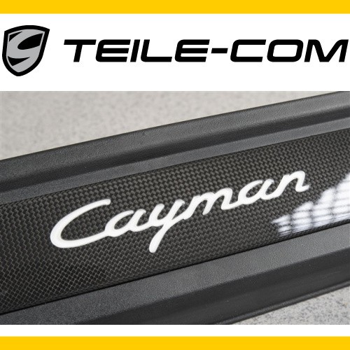 ORIG. Porsche 718 Cayman 981/982 Blenden/Einstiegleisten CARBON+Beleuchtung - Bild 5 von 10