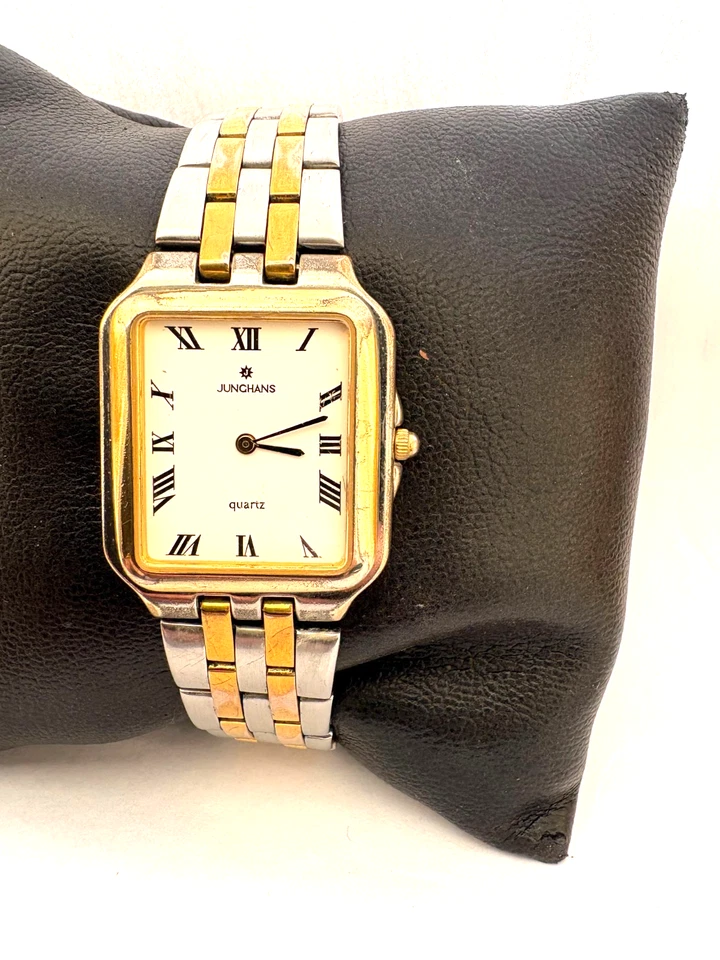 Junghans Herren Vintage Schlanke Quarz Armband Uhr 41/0216 - Bild 2 von 4