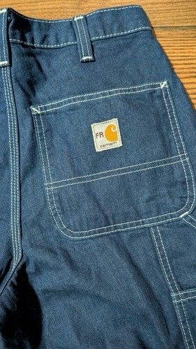 Carhartt FR NFPA 2112 CAT 2 Jeans Men's 29x32 Bootcut Med Wash Workwear - Picture 6 of 7