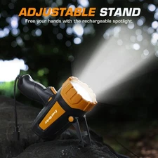 EverBrite 500LM Rechargeable Spotlight Worklight LED Flashlight Adjustable Stand