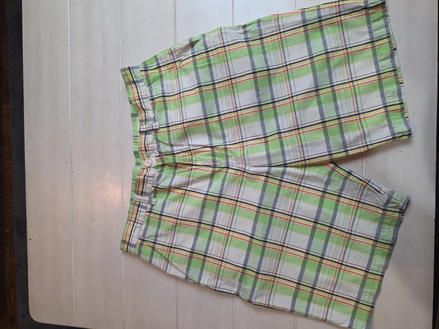 Lacoste Plaid Chino Flat Front Short Mens Size 34
Opens in a new window or tab