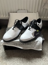 BNWT FootJoy Premiere Series Packard Golf Shoes UK9  White and Black