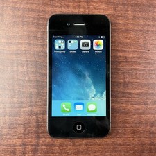 Apple iPhone 4 - Model MD 127ll/A - 6GB Black Tested And Working