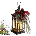 Christmas Decorations Outdoor Hanging Lanterns Holiday Decorative Lantern Red