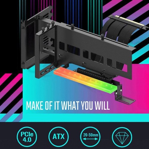 Vertical Mount PCIE 4.0 GPU Graphics Card Bracket 5V ARGB GPU Holder Support - Afbeelding 5 van 8