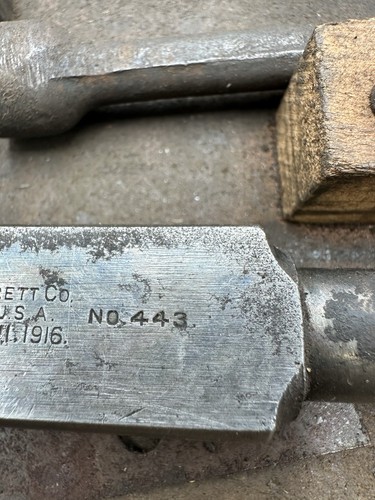 Antique Starrett 443-B Ratchet Wrench Socket Set Circa 1916 Incomplete Wood Box - Picture 13 of 23
