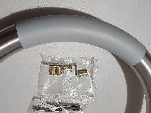 PULSE 4002 12" Stainless Steel Shower Grab Bar ErgoValveBar Concealed Mount - Picture 6 of 8