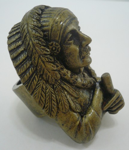SCOUTS OF CHINA (TAIWAN) - World Scout Founder Baden Powell INDIAN CHIEF Woggle - Picture 2 of 4