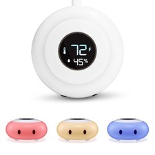 LittleHippo Kelvin Color Changing Night Light, Room Thermometer and White 