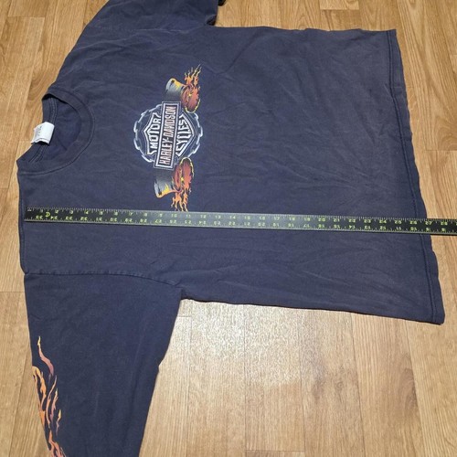 Camisa vintage Harley Davidson manga larga llama talla XL hecha en EE. UU. - Imagen 4 de 8