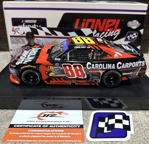 2024 CONNOR ZILISCH AUTOGRAPHED WATKINS GLEN WIN CAROLINA CARPORTS 1/24 LIONEL