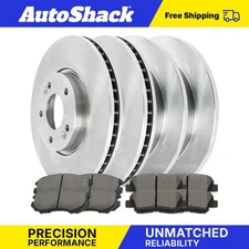 Front Rear Brake Rotors Ceramic Pads for 2010-2011 Kia Soul 1.6L 2.0L