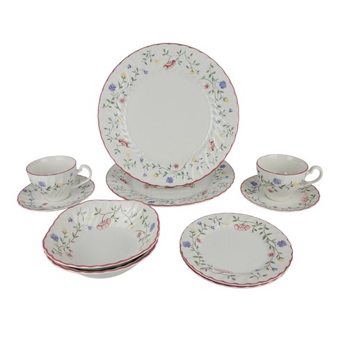 Menge 10 Johnson Brothers Sommer Chintz je 2 Abendessen Brot Müsli Tasse Untertasse - Bild 1 von 7