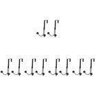 10 Pcs Rear Door Hook Clothes Hook Double Head Sundries Organizer Home Hook