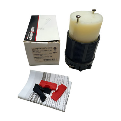 Arrow Hart CWL1420C Hart-Lock Female Connector, 3-P, 4-W, 20A, 125/250V, L14-20R