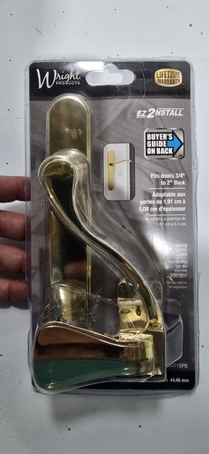 Wright Products VBG115PB, Brighton Door Latch, Brass - Picture 3 of 3