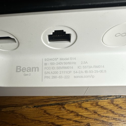 Sonos Beam Gen 2 Soundbar S14 + Wandhalterung weiß neuwertig getestet - Bild 6 von 7