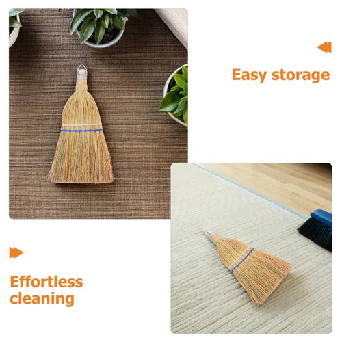 2PCS Mini Whisks Brooms: Straw Handheld Brooms for Car Efficient Indoor - Picture 7 of 12