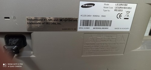 Samsung LE32 R41BX HD 32 Inch Hdmi Surround No Remote Very Good Condition - Picture 4 of 4