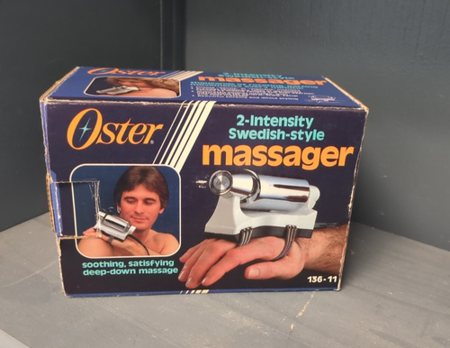 Vintage Oster 2-Intensity Swedish Style Massager with Instructions IT WORKS