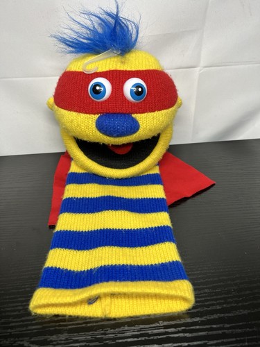 The Puppet Company Zap Superhero Hand Sockette with Squeak Soft Plush Toy