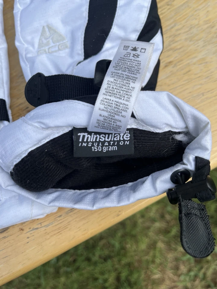 Vintage Nike ACG Cold Weather Thinsulate Insulation Gloves Hiking Snowboarding - image 4 of 4