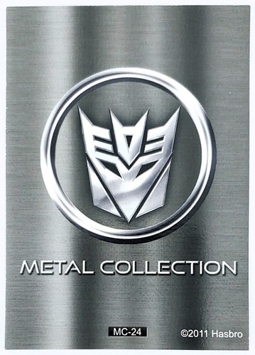 2011 Transformers Dark Of The Moon Movie #MC-24 Blackout Metal Insert Card! NM! - Picture 2 of 2