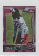 2015 Topps Chrome Mini Rookies BCA Pink Refractor /25 Jalen Collins Rookie RC