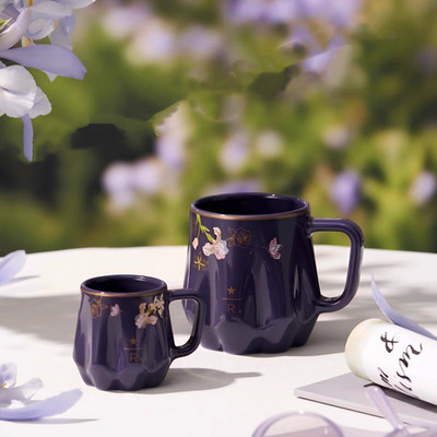 New Starbucks 2026 Exclusive Spring Blossom Series Purple Mug