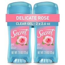 Secret Fresh Antiperspirant Deodorant for Women, 72hr 2.6 Ounce Pack of 2 
