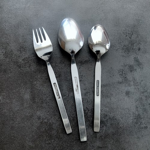 Interpur Mexicali Rose Stainless Steel Japan Teaspoon Dinner Spoon Salad Fork - Picture 2 of 5